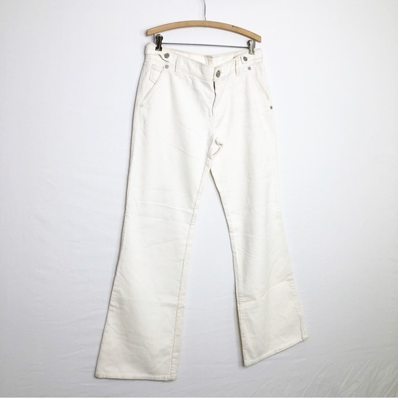 BCBG max Azria jean Joyce, classic ivory corduroy, classic trouser - Picture 10 of 10